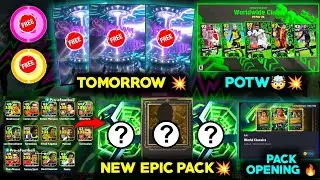 Free show time tomorrow 💥 | Free coins & free tries 🔥 | New epic pack✅ | New potw🤯 | Efootball