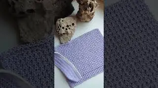 🧶 Lavender Charm in the Making &ndash; Soft, Sweet & Handmade #crochetbooksleeve #lavenderlove