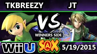 S@X - VGBC | TKbreezy (Toon Link) Vs. JT (Link) SSB4 Tournament - smash Wii U - Smash 4