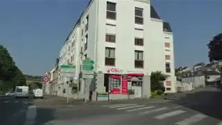 Driving From 29150 Ch&acirc;teaulin To 22110 Kergrist Mo&euml;lou, Brittany, France 7th May 2018