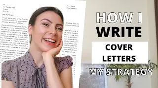 HOW I WRITE COVER LETTERS | MY STRATEGY | HEY ITS SHANEY
