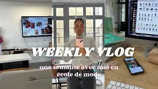 UNI VLOG ⎸ une semaine avec moi en tant qu'alternante en école de mode 💗