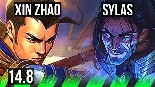 XIN ZHAO vs SYLAS (JGL) | 11/2/18, 66% winrate, Godlike | KR Master | 14.8