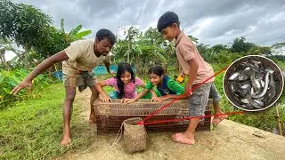 সবাই মিলে মাছ ধরে রান্নাবান্না করে জমিয়ে খাওয়াদাওয়া | Village fishing and Picnic 