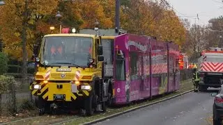 Unimog überführt Straßenbahn in Bonn!