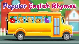 Wheels on the Bus | Monkey Jumping on the Bed | ABC Song | Popular English Rhyme | @Lilmoonrhymes