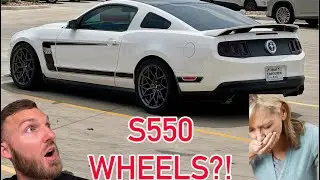 MUSTANG S550 WHEELS ON S197 MACH 1 MHP1 BOSS 302 #mustang #s550mustang #s197mustang #boss302 #mach1
