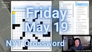 I've forgotten my Jeopardy! art trivia [0:13/4:40]  ||  Friday 5/19/23 New York Times Crossword