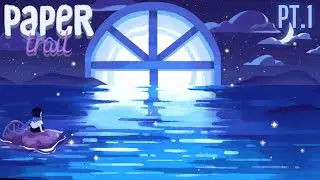 Let's Play Paper Trail | pt.1 | A Cozy Storybook-like Game with Origami Paper Folding Puzzles!