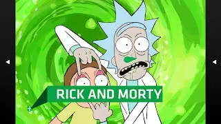 NBC 2007 - Online Bump (Green): Rick and Morty [F-M]