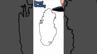 Drawing Qatar Map