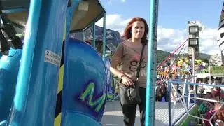 Osecká pouť 2017 - ATRAKCE CENTRIFUGA ZA JÍZDY / ATTRACTION CENTRIFUGES ON-RIDE