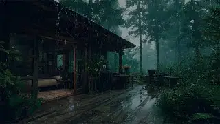 Peaceful Night Rain in the Forest 🌧️ | Relaxing Rain Sounds for Deep Sleep, Focus & Meditation