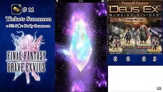 &diams;FFBE&diams; Deus Ex: Mankind Divided Banner Summoning