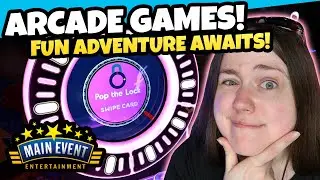 Tons of FUN Playing Arcade Games at Main Event!