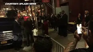 Beyonce Arrives At CFDA Awards with Jay Z & Blue Ivy