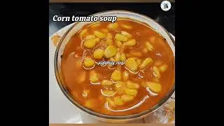 Corn tomato soup.. Evening snacks time #teatime #hotsoup #spicyandtasty #tomatoflavour #yummy #tasty
