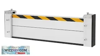 Flood Barrier for Home Aluminum Alloy Garage Door Water Barrier H15.7in W31.5in
