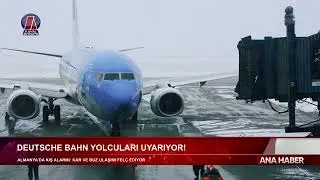 DEUTSCHE BAHN YOLCULARI UYARIYOR! ALMANYA&rsquo;DA KIŞ ALARMI: KAR VE BUZ ULAŞIMI FEL&Ccedil; EDİYOR