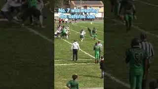 Defense swarms to the ball and blasts the Quarterback #football