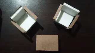 MINI TABLE AND CHAIR FROM CARDBOARD | MINIATURE CRAFTS #craft #viral #5minutecrafts