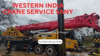 WESTERN INDIA CRANE SERVICE SANY45TWICS @techbande #l&t