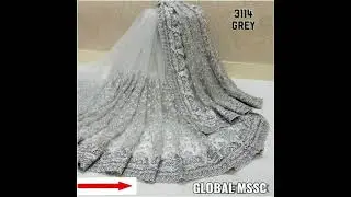 How Heavy Nylon Net Designer Embroidered Sarees