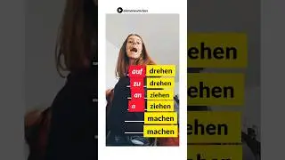 DEUTSCH Trennbare Verben 🇩🇪🥰 #ytshort #germanlanguage #german #shortsfeeds