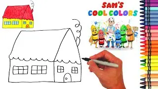 How To Draw a Cute House | Easy House Drawing