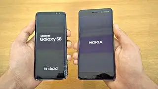 Samsung Galaxy S8 против NOKIA 6 — тест скорости! (4K)