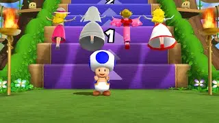 Step It Up Mario Party 9 - Peach Vacation Vs Peach Wedding Vs Peach Kimono Vs Peach Fire