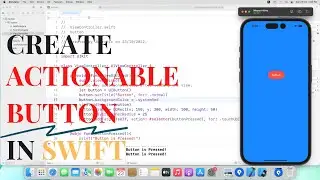 How to create Button programmatically in Swift | XCode 14