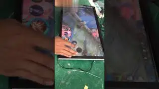 IR touch frame used onto a monitor