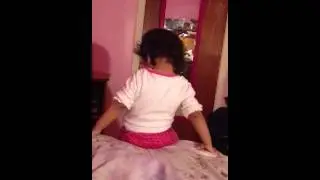 Baby falling ( evil aunty laughing )