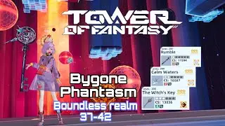 Tower Of Fantasy Bygone Phantasm Boundless Realm 37-42 F2P frost comp (Mobile gameplay)