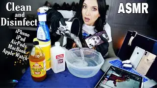 How I clean & disinfect my Apple products *ASMR