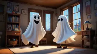 Five Little Ghosts Go Boo Boo Boo | Fun Halloween Counting Song for Kids | Rhymes & Baby Songs