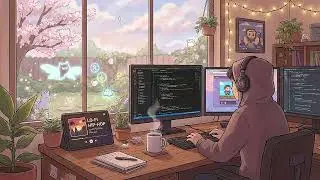 Spring Glow Coding 🌸✨ Lofi Music for Fresh Focus