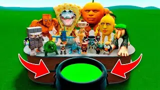 NEW ITALIAN BRAINROT VS MEGA TOXIC CAULDRON In Garrys Mod!