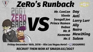 2GGT: ZeRo Saga - ZeRo's Runback