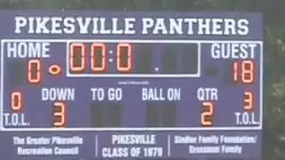 2010 Pikesville Panthers JV vs Owings Mills Golden Eagles JV