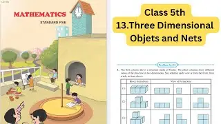 Class 5th|Problem Set -51|Three Dimensional Object and Nets|Chapter No -13Maharashtra State board|