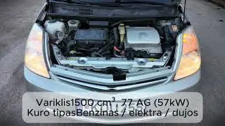 Toyota Prius, 1.5 l., elektra / dujos