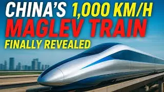 Китайский поезд на магнитной подушке, развивающий скорость 1000 км/ч, наконец-то представлен &mdash; эт...