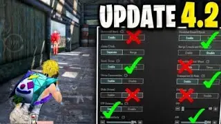 New Update 4.2 Best Settings & Sensitivity to Improve Headshots and | Hip-Fire⚡🔥 PUBG MOBILE / BGMI