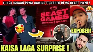 OMG!😍 Fukra Insaan Payal Gaming Together In Mr Beast Show Launch Event | Vishal Singh | Elvish Yadav
