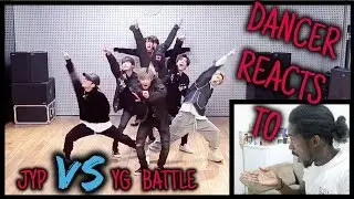 Dancer Reacts To JYP vs YG Dance Battle - Stray Kids Full Cam