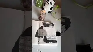Black journal 🖤✨#shorts #trending #journal #journaling #diy #blackjournal #thektouch