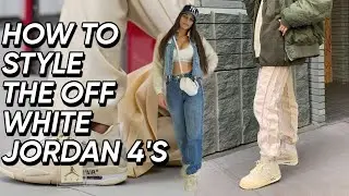 HOW TO STYLE | OFF WHITE Jordan 4 SAIL | Lookbook + 28 outfit ideas + haul | 2022