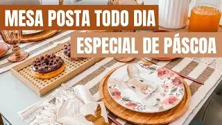 MESA POSTA DA SEMANA #21| 5 opções de Mesa Posta para a Páscoa | Mesa Posta Páscoa Cristã